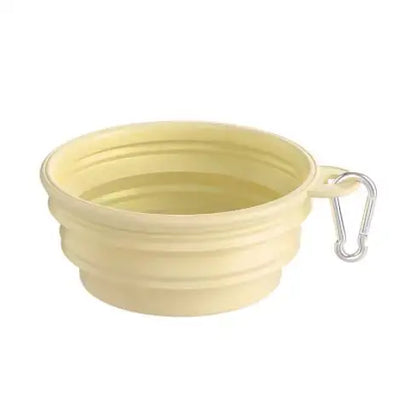350Ml/1000Ml Collapsible Dog Bowl Outdoor Travel Pet Drinking Bowl for Dog Cats Folding Silicone Bowl Puppy Food Container